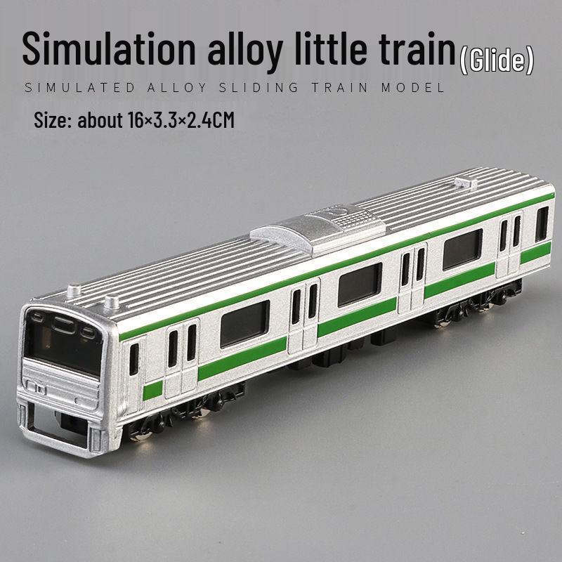 Diecast Alloy Retro Steam Train Car Model Toy for Kids