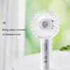 Mini Transparent Handheld Fan Adjustable 3 Speed 2000mAh USB Rechargeable Battery for Travel Outdoor Camping