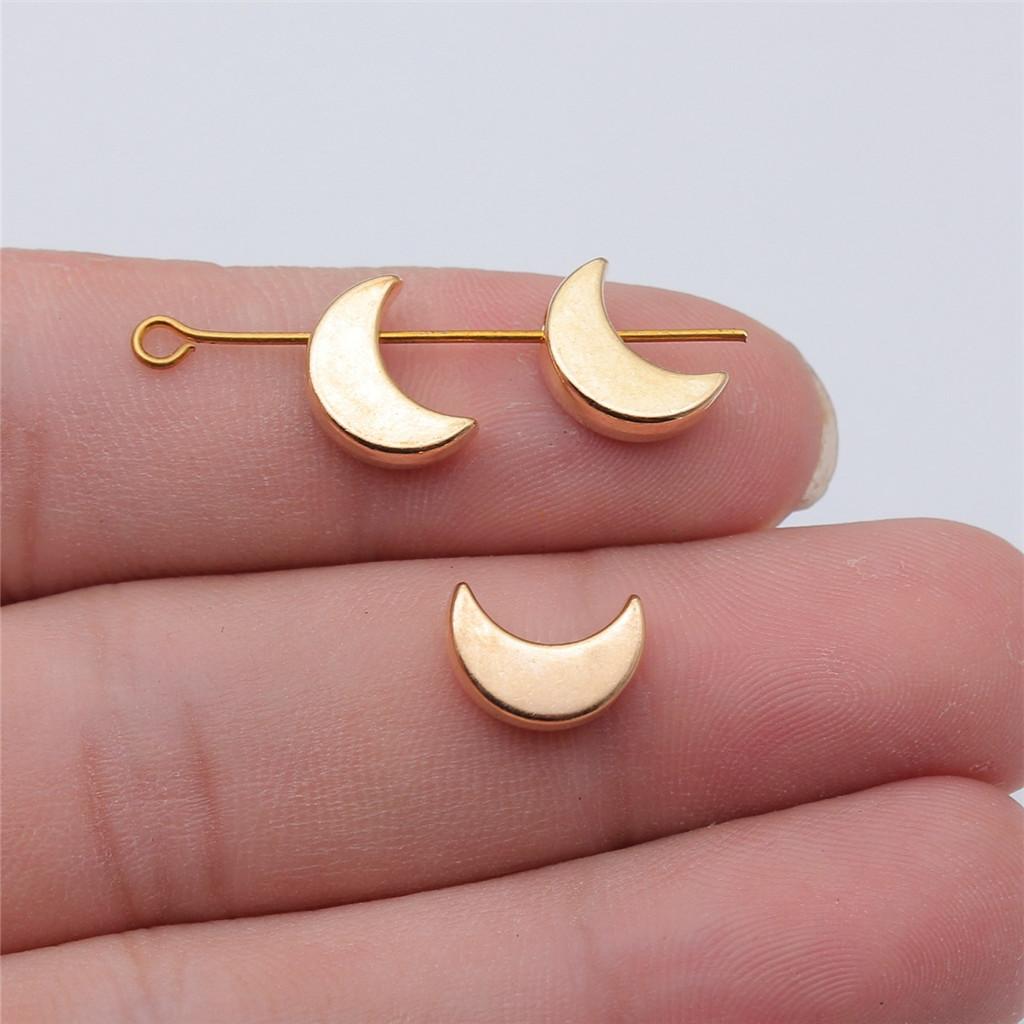 Geometric Small-Hole Spacer Beads Mini Antique Bronze Zinc Alloy Jewelry Making Fix Bead Position Style Bead Spacers