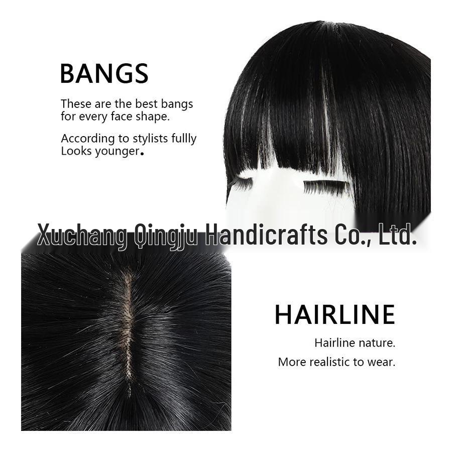 Lightweight Breathable Seamless Short Wave Bob Wig for Women