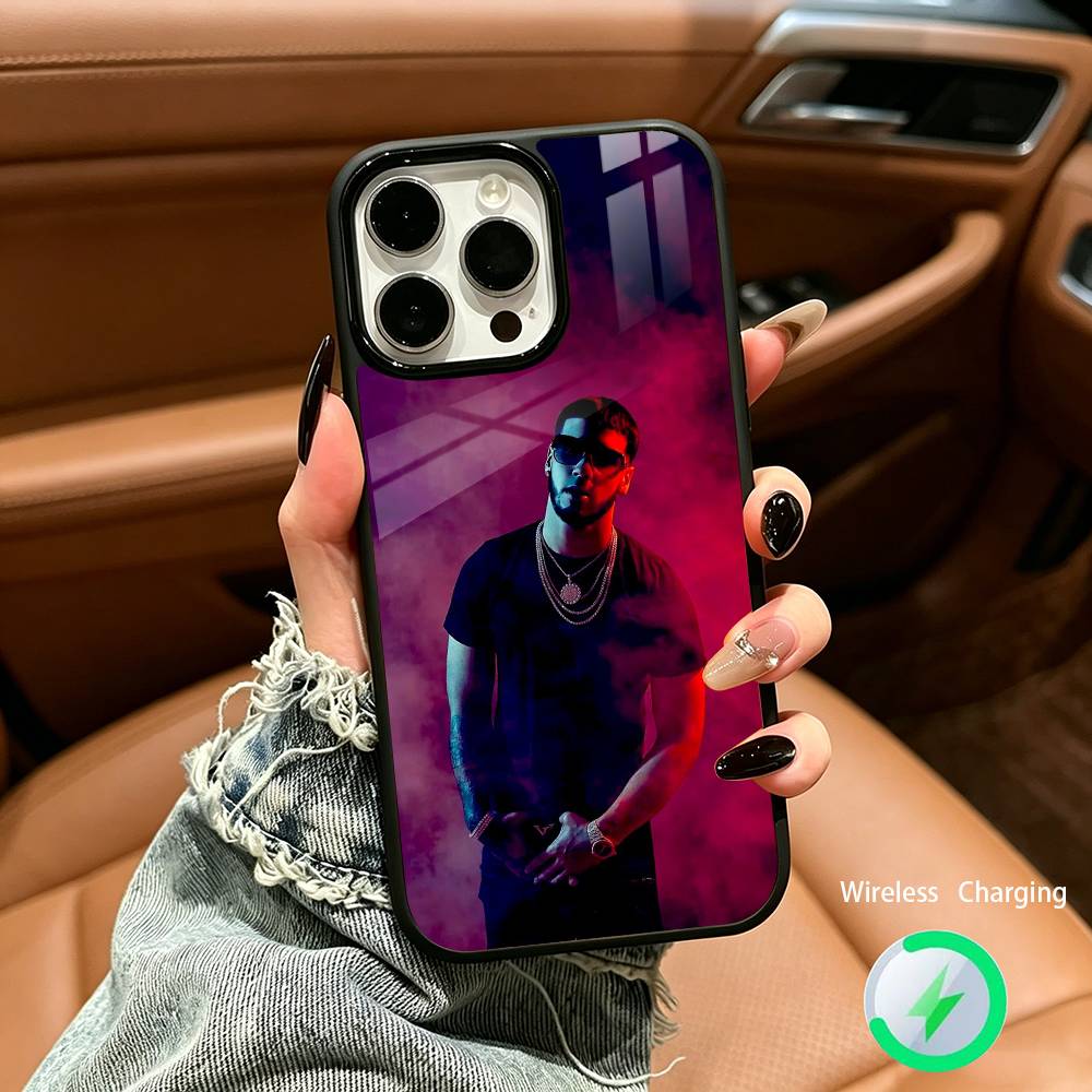 Rapper A- Anuel AA Rea Wireless charging phone case compatible with iPhone 17/16/15/14/13/12/11