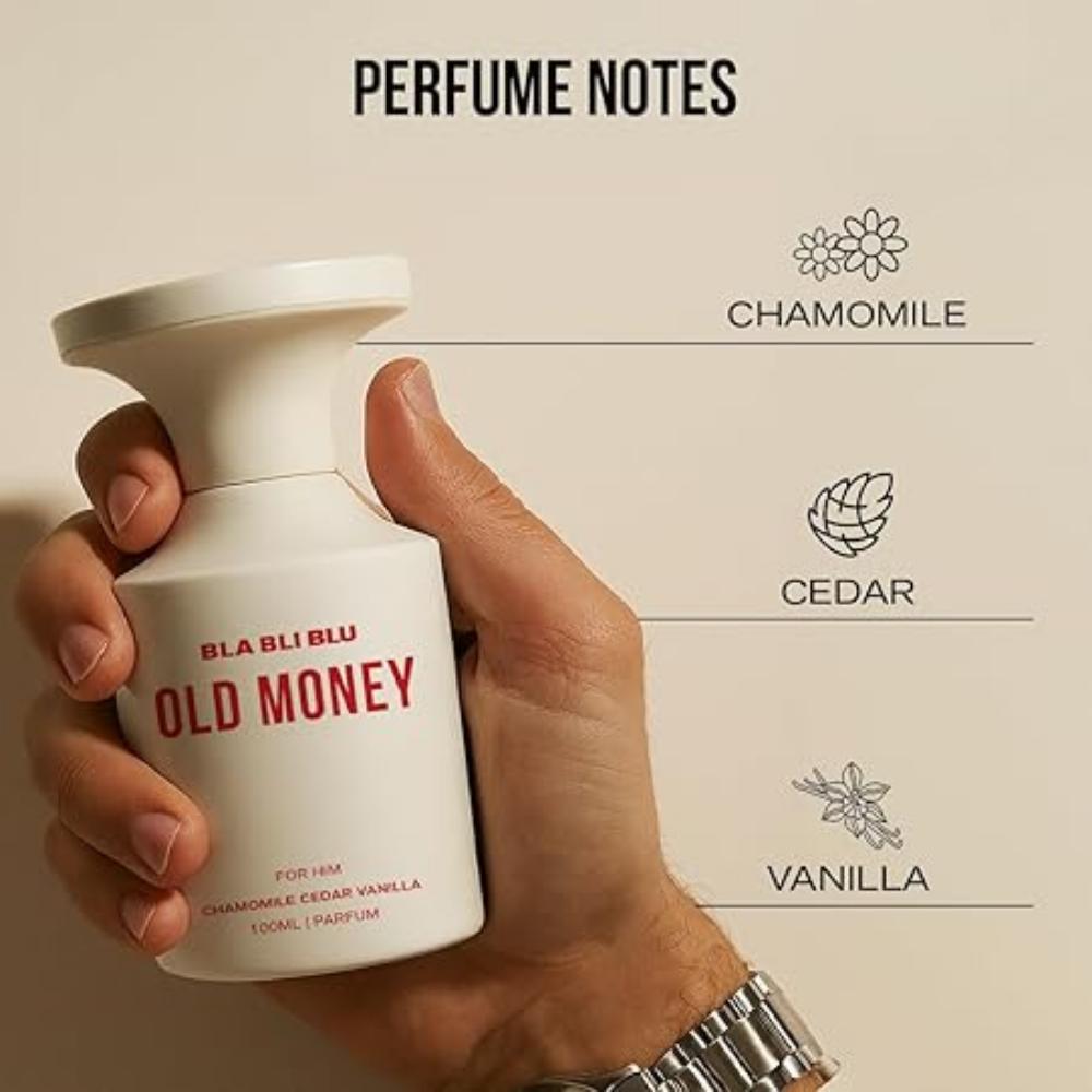Old Money Perfume for Man|100ml Long-Lasting Parfum Fragrances - A Notch Above EDP, EDT & EDC|Perfume For Man|Cedar, Vanilla & Chamomile Notes|