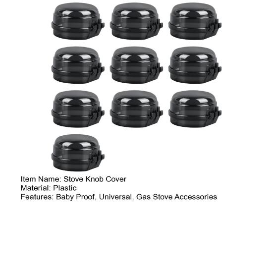 5/10Pcs Gas Stove Knob Cover Dustproof Baby Proof Kitchen Microwave Oven Switch Knob Lock Guard Child Safety Protection Oven Knob Protector