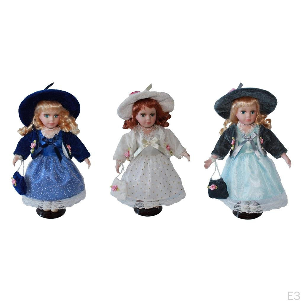 Girl Doll Made Of Porcelain 30cm