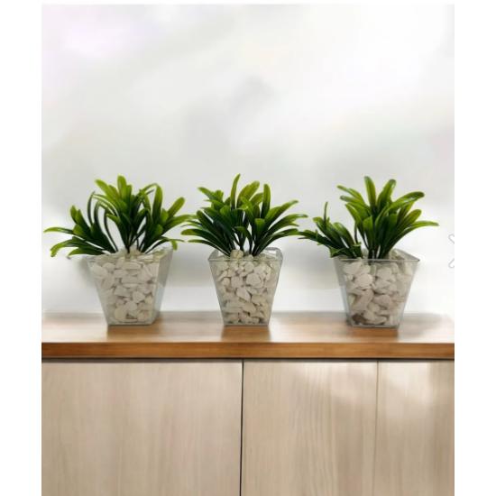 

Yapay Çiçek DIY 3`lü Kübik Saksıda Podocarpus Bitkisi