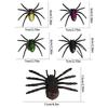 5Pcs Portable Faux Spiders Party Supplies Easy Indoors Outdoor Halloween Decoration Halloween Party Supplies
