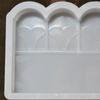 Rundad kant Blomsterbädd och Trädgårdsstaket Tegelform - Plastform för Betong och Cement