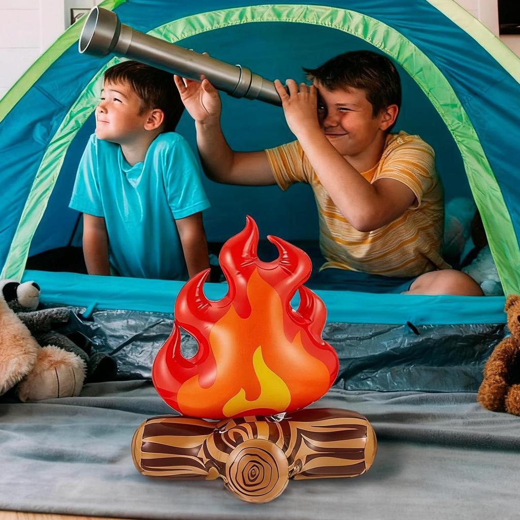 Inflatable Bonfire Torch Decoration for Parties and Outdoor Events