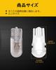 Ever-Bright T10 LED Red 3 Row 2835SMD Bulb Wedge Room Lamp Position Lamp Ceramic Light Circular Diffused Lens DC12V 10pcs