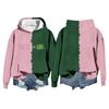 Women's Casual Fashion Wine Turkey Family Thanksgiving Print Long Sleeve O-Neck Pullover Hoodies