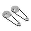 Timing Pulley Set 20 Teeth 60 Teeth Aluminum Synchronous Wheel with 280mm Length 6mm Width Timing Belt for 3D Printer