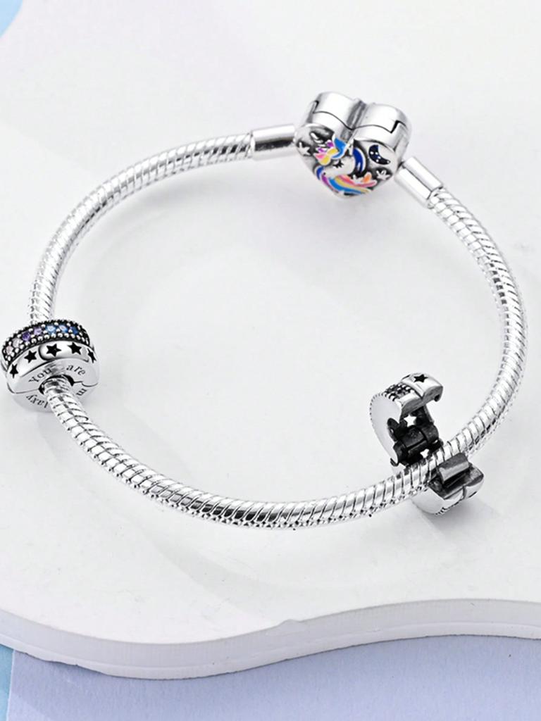 Charms Plata Fritillaria Snowflake Beads Charm Copper Plated Fit Copperoriginal Bracelet For Jewelry Making Diy Charm