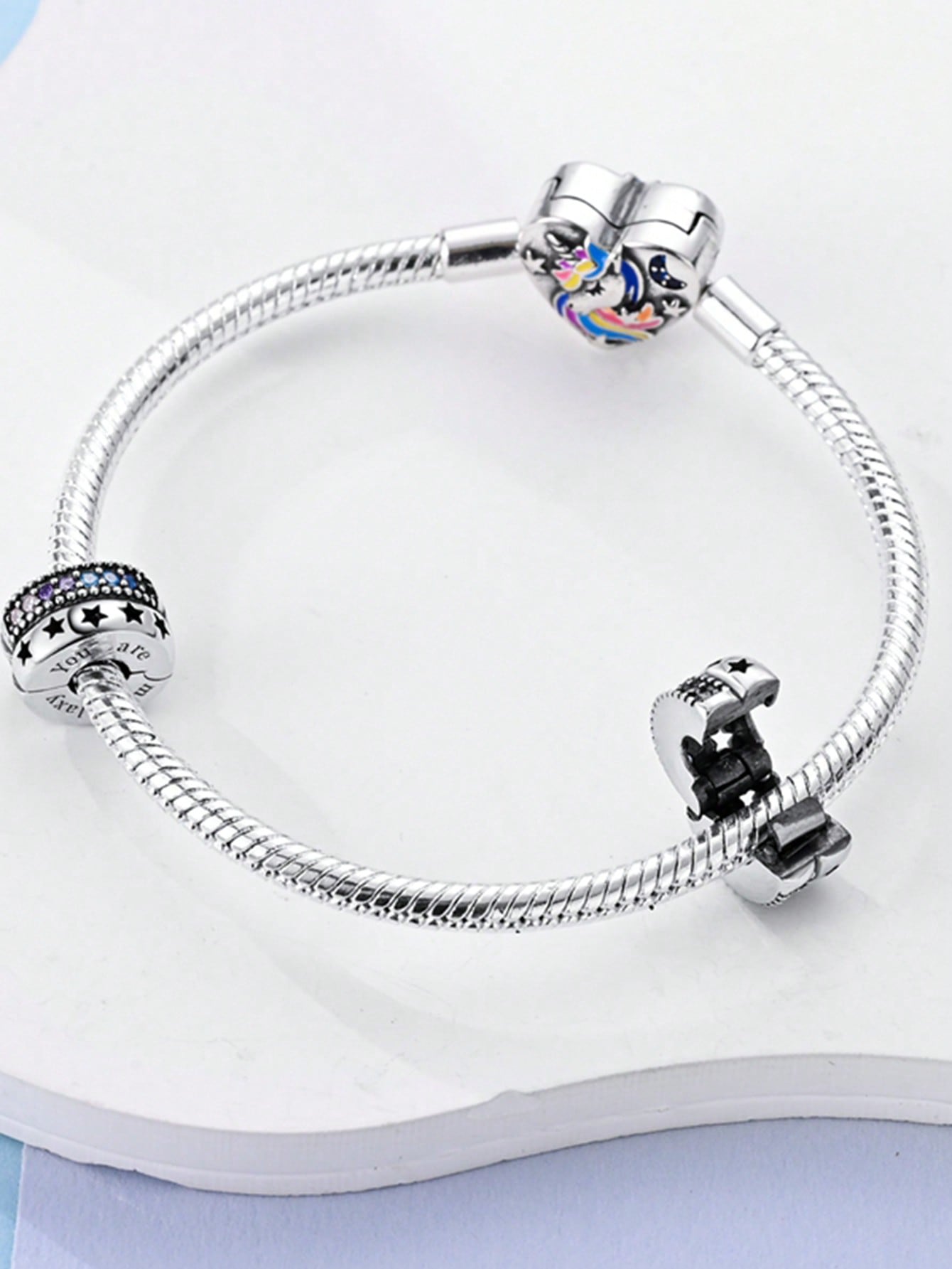 

Charms Plata Copper Colors Fritillaria Snowflake Beads Charm Pendant For Original Bracelet For Women Diy Jewelry Love Gift