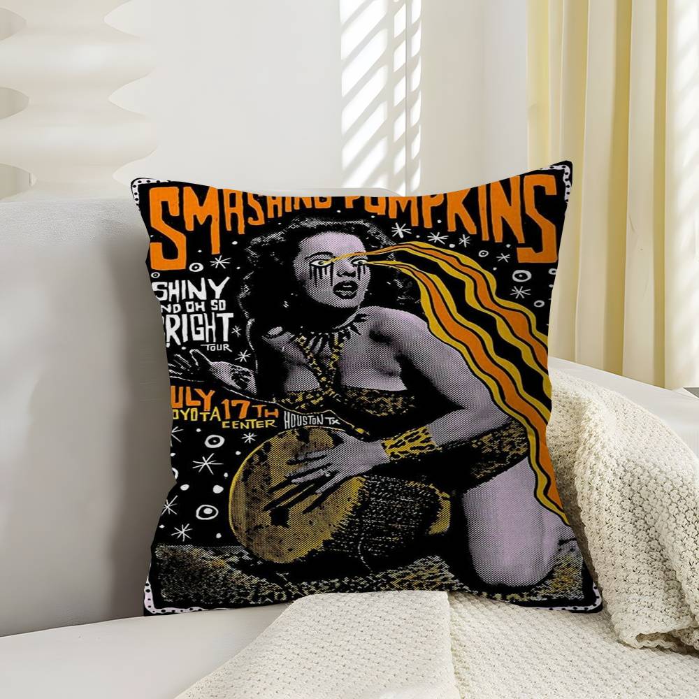 Classic Alternative Rock Band TThe SSmashing PPumpkins Cushion Sofa Cushions Decorative Throw Pillows Home Pillowcover