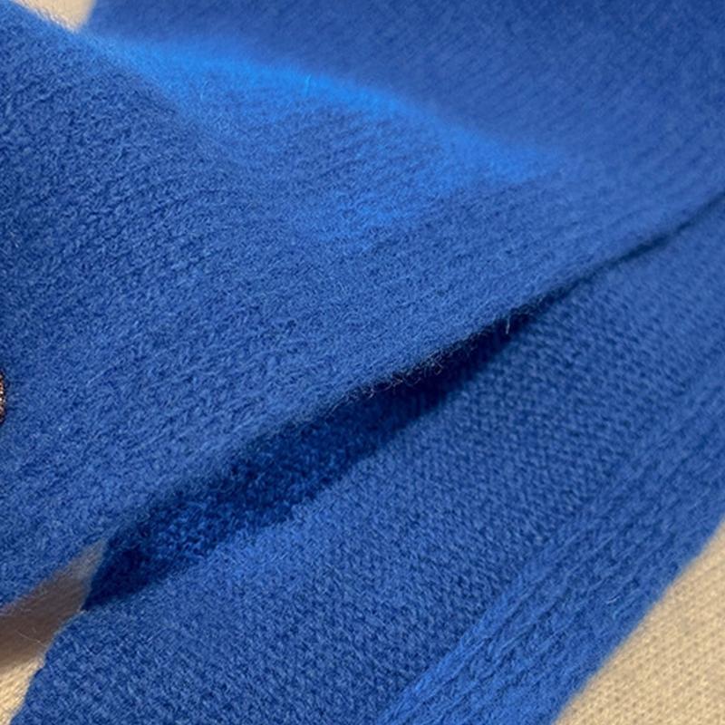 Wool Knit Triangle Scarf For Women Delivering Warmth And Wind Protective In Winter For Commuting