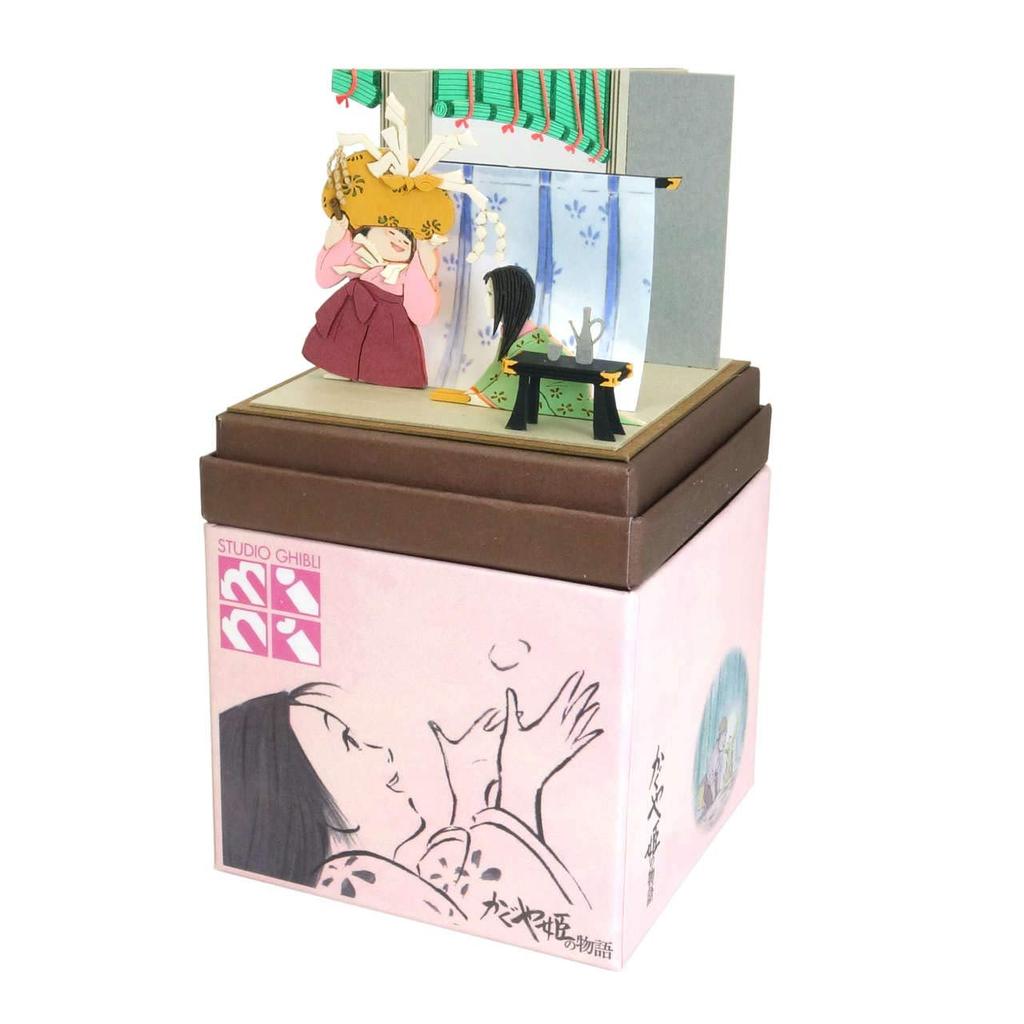 Sankei Studio Ghibli mini The Tale of Princess Kaguya: Girl and Princess Kaguya Papercraft MP07-107