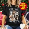 Personalised Pet Photo Bootleg T-Shirt Custom Dog Cat Name Christmas Gift Top