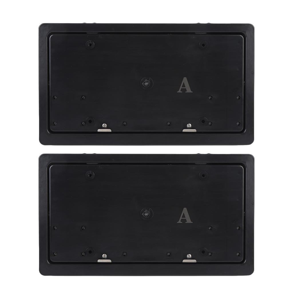2PCS Flip Cover Concealed Car License Plate Holder Bracket New Energy Electric Car License Plate