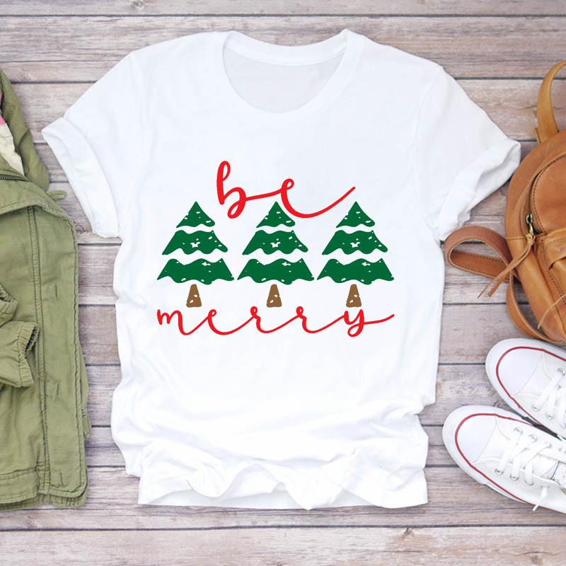 Hotselling Leopardprint Checkered Tshirts for Boys and Girls and Treeprinted Shirts for New Year Winter and Christmas Tops