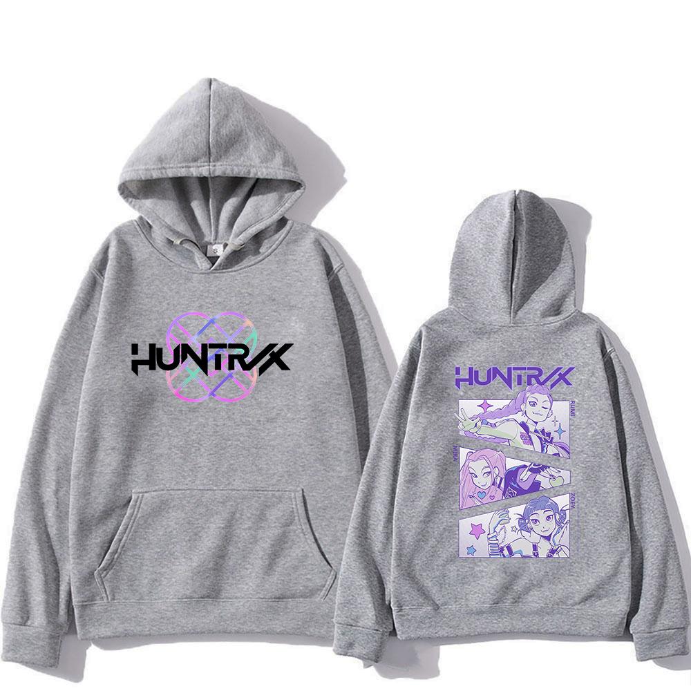 Huntrix Girl Hoodie 2025 Movie Demon Hunters Fashion Men/women Hoodies Harajuku Winter Clothes Pullover Sweatshirt Vintage