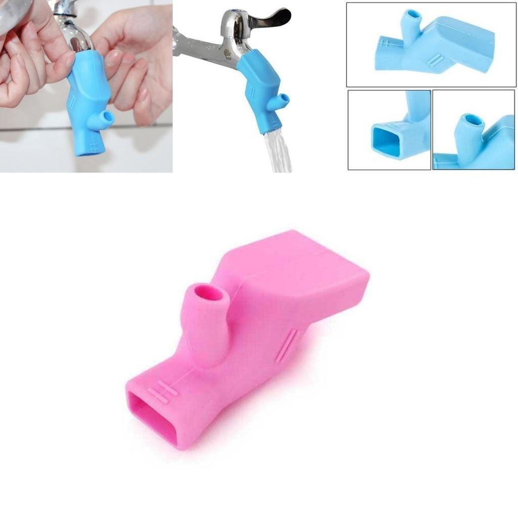 Baby Hand Washing Faucet Extension Featuring Durable Splash-proof Silicone Design