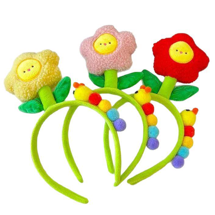 Floral Headband for Women: Face Washing, Photo Props & Kids’ Performance Accessory