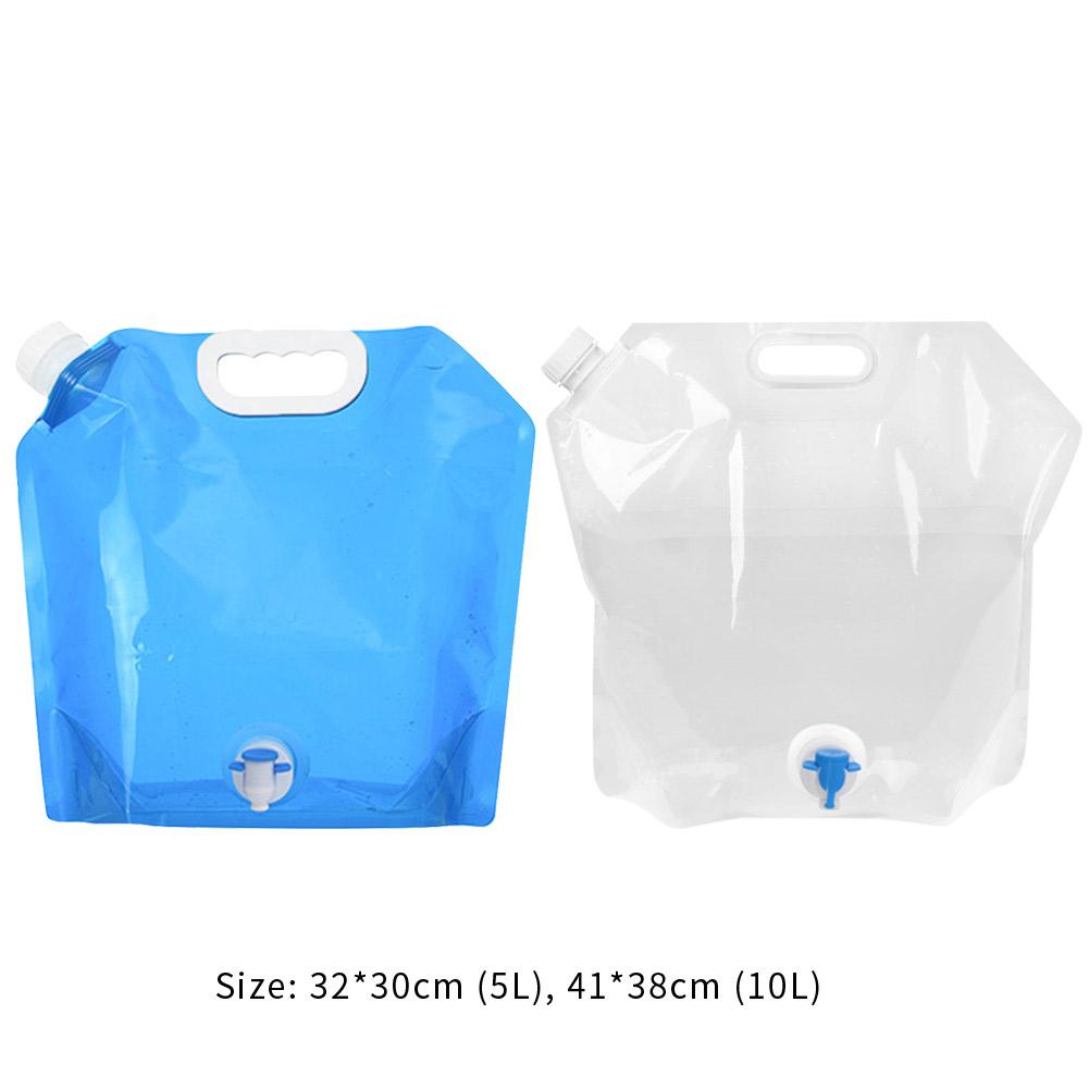5-15L Drinking Water Bucket Driving Pure Water Tank Water Storage Carrier with Faucet for Outdoor Camping Cooking Picnic Hiking