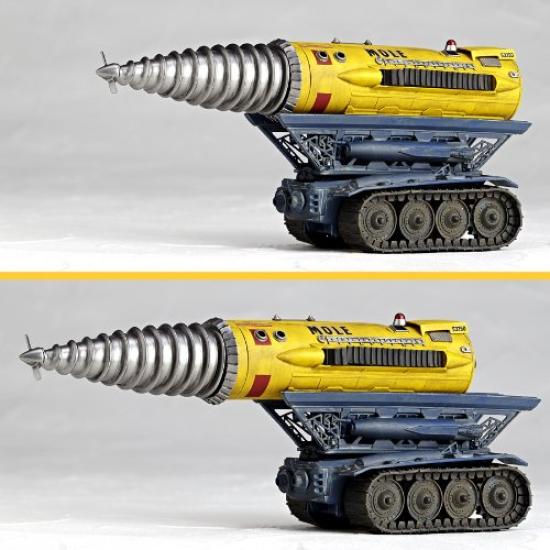 Special Effects Revoltech 050 Thunderbird Jet Mole Painted Action Figure Non-scale ABS&PVC