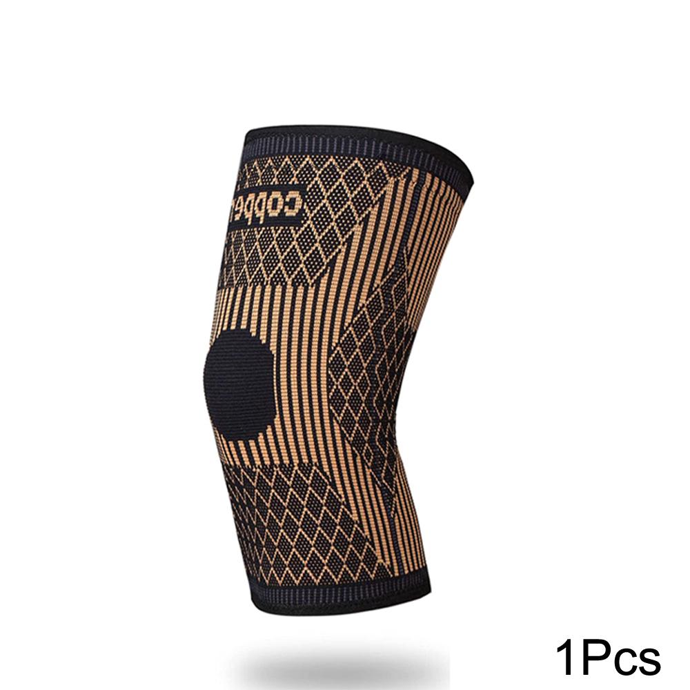 

Copper Knee Brace For Knee Pain Relief Support Women Men Copper Ions Fiber Compression Knee Sleeve S