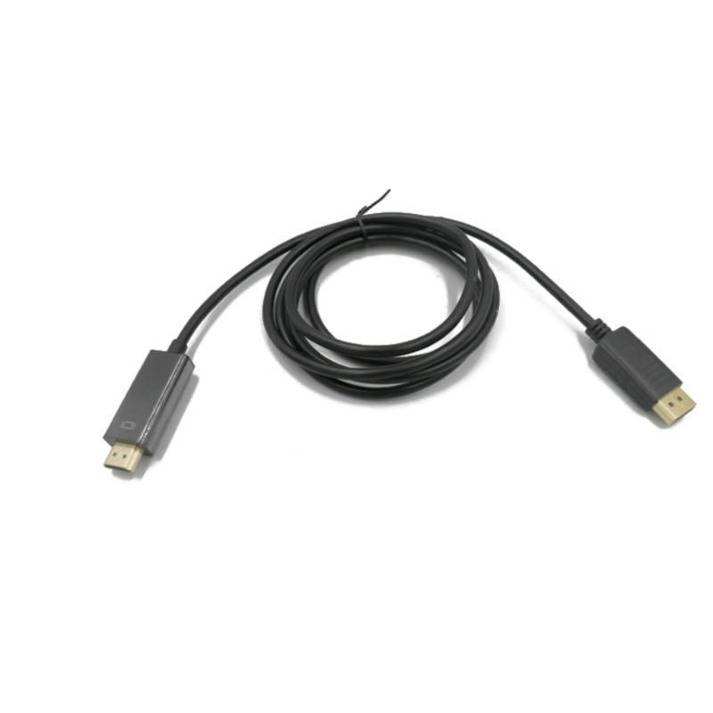 1.8m DP to HDTV Converters Cable 1080P 4K  for Stable Signal Transmission in Various Setting