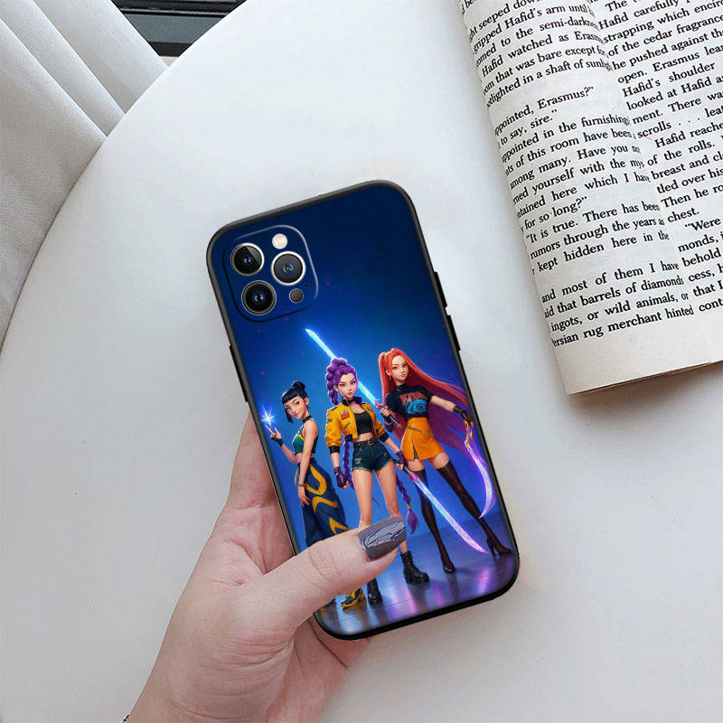 IR16 KPop Lovci démonů Pouzdro na telefon pro iPhone 7 8 11 12 13 14 15 16 16E XS Pro Max XR X SE