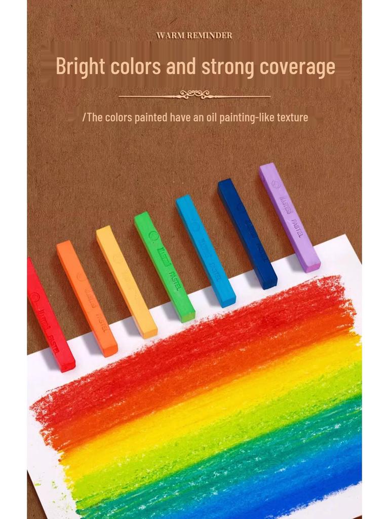 Multicolor Dazzling Pastel Set for Kids' Art and Doodling