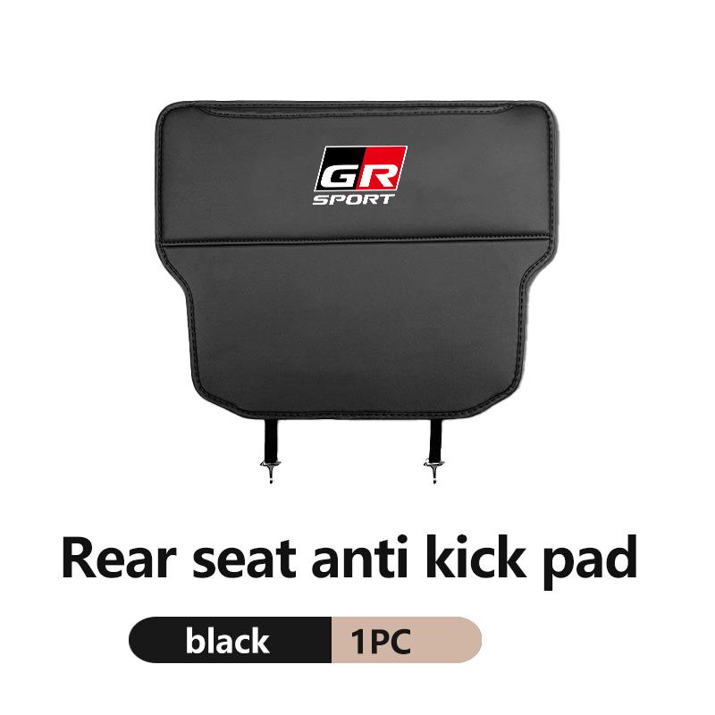 svagd6 Car Interior Seat Back Anti Child Kick Protector Pad Auto Storage Accessories For Toyota GR Sport Crown RAV4 Yaris Land Cruiser