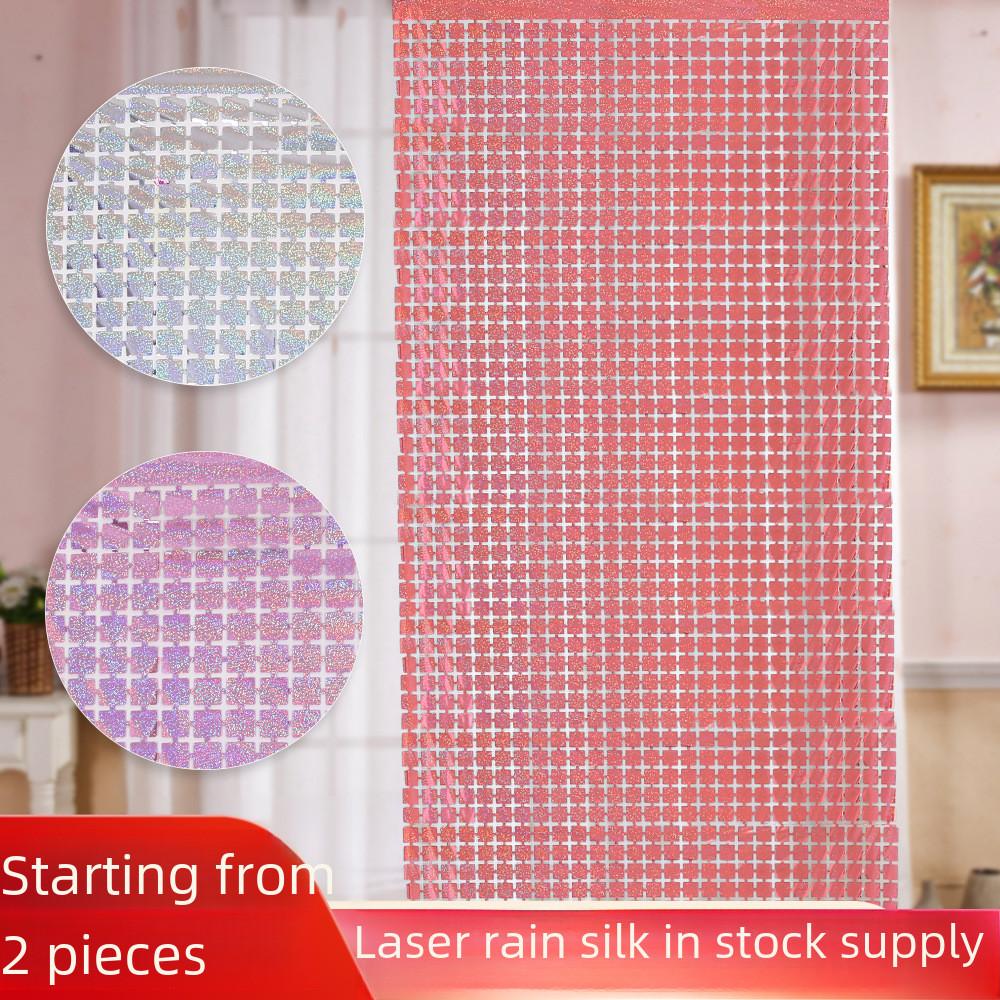 Meter 2 Festive Square Laser Rain Curtain For Birthdays Weddings And Holiday Celebrations In Various Colors