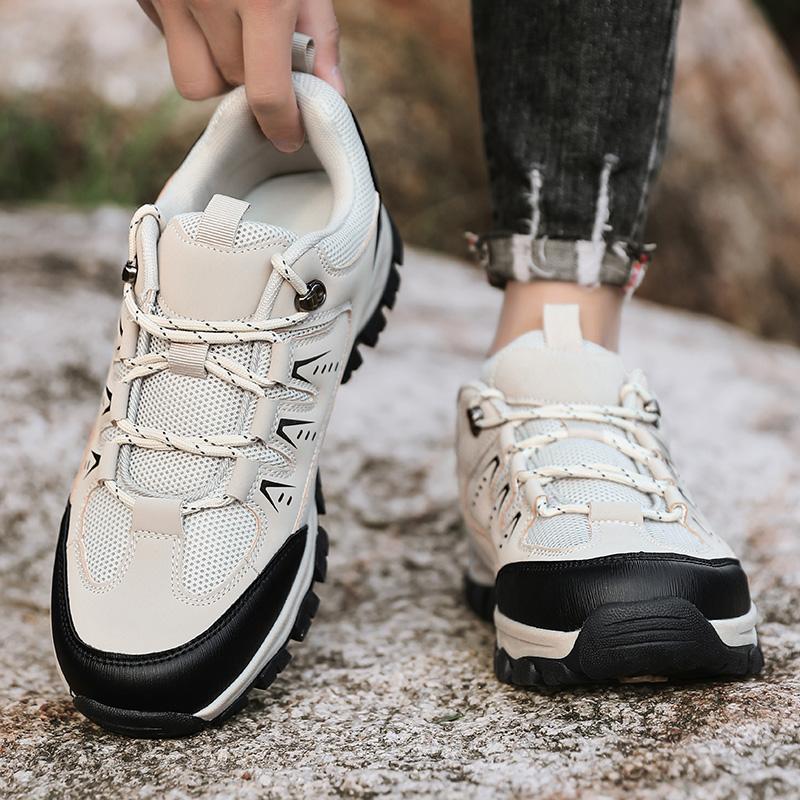 Men‘S Outdoor Hiking Shoes Tourist Trekking Sneakers Mountain Climbing Trail Jogging Shoes Wear-Resistant Trekking Walking
