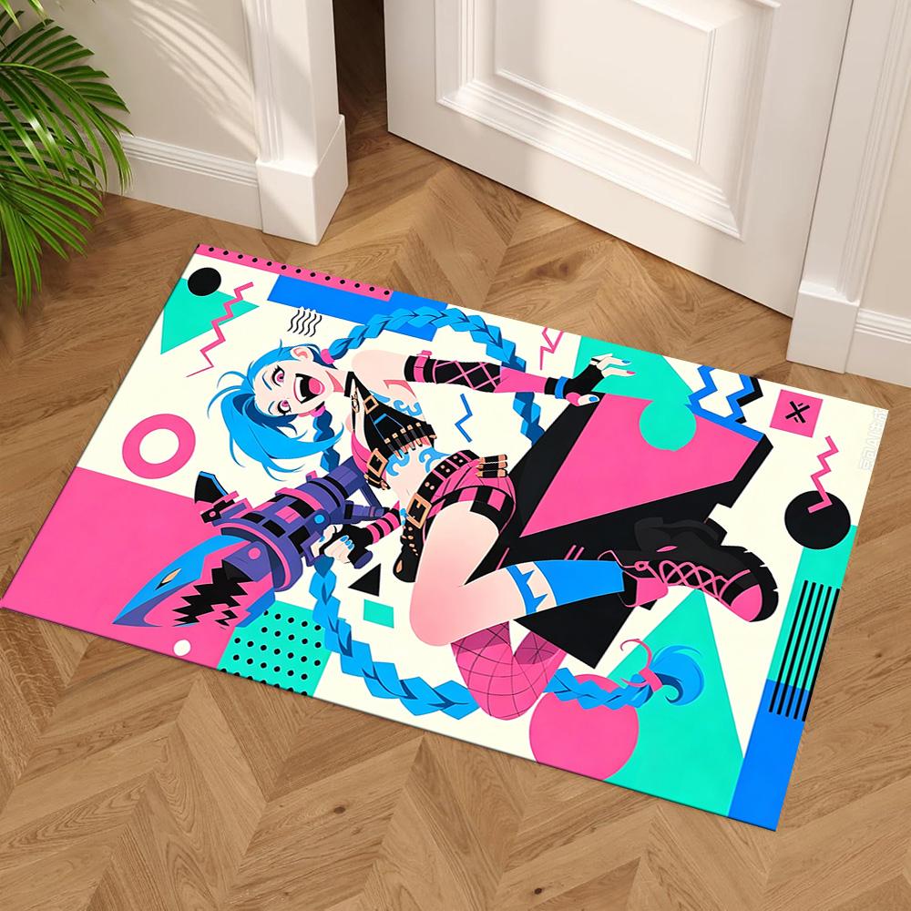 Cyberpunk Warrior Area Rug Suitable for Study Room Outdoor Decorate Room Hallway Anti-slip Rug Decorate Offices Perfect Gift for Friends & Family