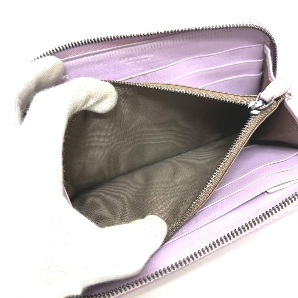BOTTEGA VENETA 114076 Intrecciato Wallet Zip Around Wallet Long Wallet