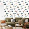 Colorful Excavator Tractors Wallpaper for Living Room and Bedroom 50x1000