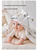 Large Cotton Swaddling Blanket for Baby & Newborn, Removable Liner, Dual-Use for Autumn/Winter, Washable, for Children.