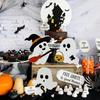 3 Pcs Cute Ghost Halloween Decorations for Party Home Shelf Display