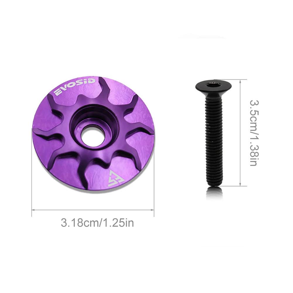 MTB Rennrad Vorbau Steuersatz Kappe Abdeckung Aluminiumlegierung Fahrrad Vorbau Kappe für Gabelschaft Steuerrohr Radzubehör