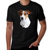 Jack Russell Terrier Tri TShirt Basic Solid Color Casual Tee Shirt