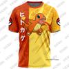 Nuova T-shirt Estiva Pokémon Gengar Stampa Cartone Animato Unisex Manica Corta Cosplay Tee Casual Oversize Top per Bambini/Adulti
