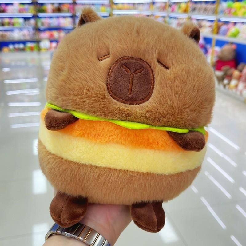 

New Capybara capybara plush toy doll doll grabber pillow Internet celebrity birthday gift doll 23Cm 8 inch grab machine doll