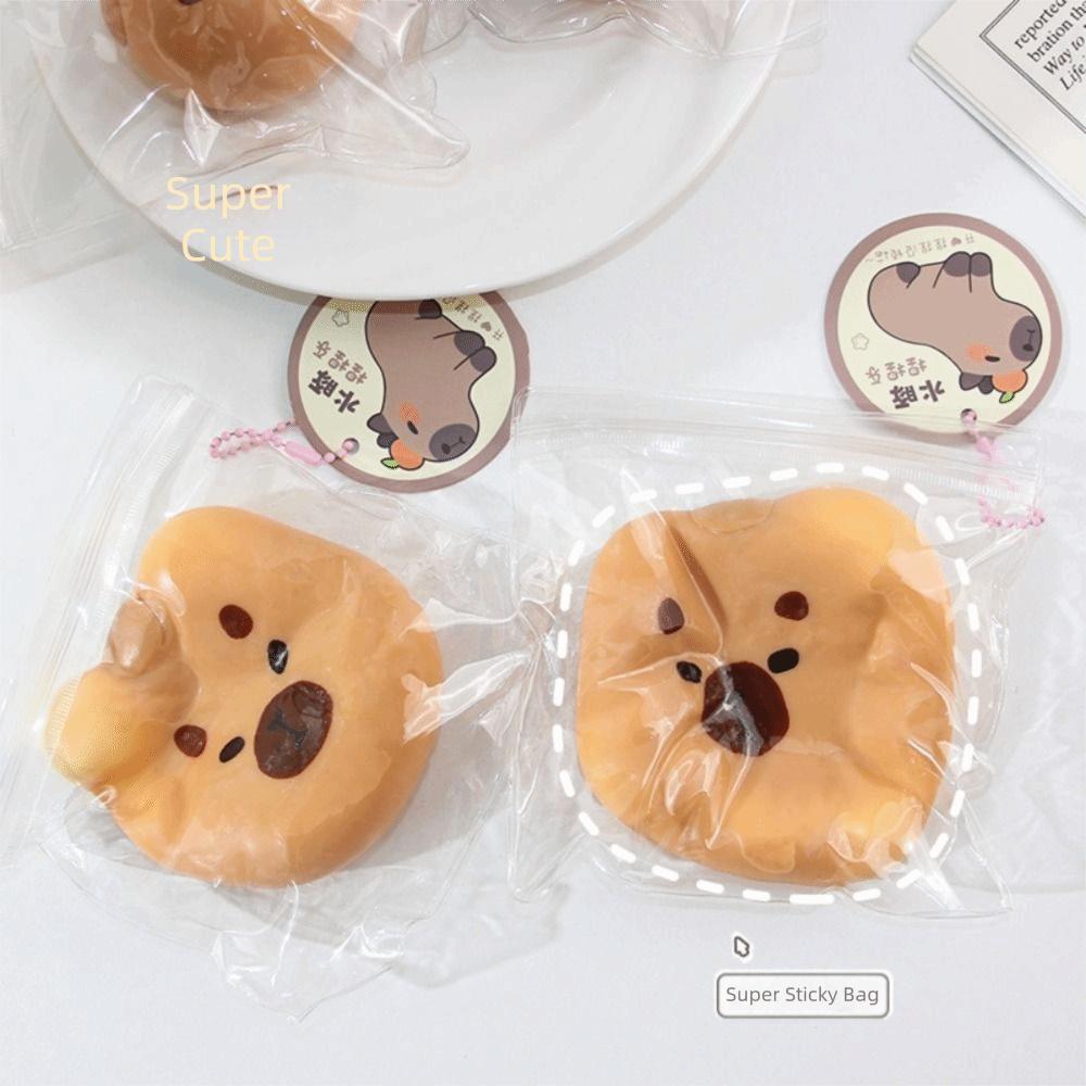 Cute Small Slow Rebound Balls Animal Fidget Sensory Toys Capybara Squeeze Toys  Children Gifts