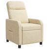 Recliner Chair Cream Fabric