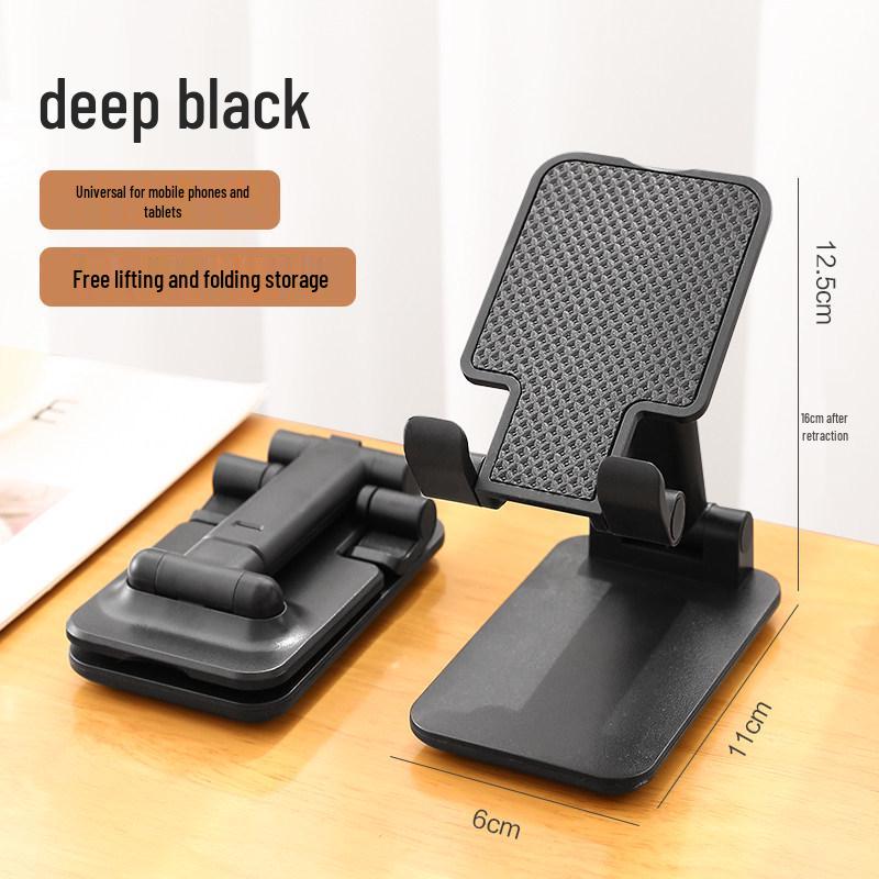 

Multi-functional Portable Phone & Tablet Stand: Adjustable, Foldable, Universal for TV Watching & More. Standard чёрный