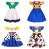 Toy Story Woody And Buzz Lightyear Cosplay Princess Dress For Kids 3-8 Years