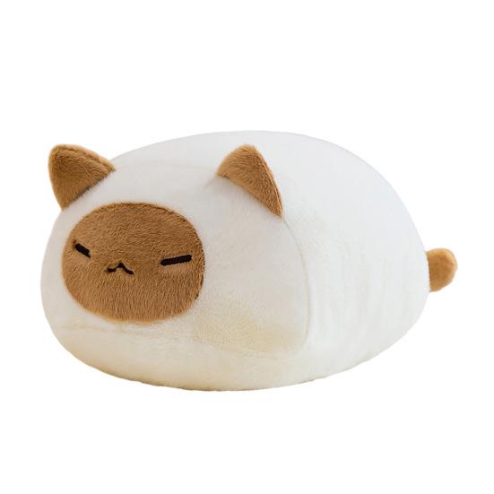 Lying Down Cat Plush Stuffed Kitten Pillow Soft Doll 30cm G
