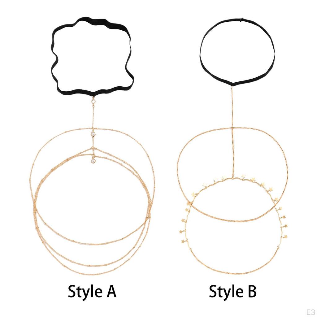 Leg Chain Body Elasticity Pendant Layered Bracelet Tassel Thigh